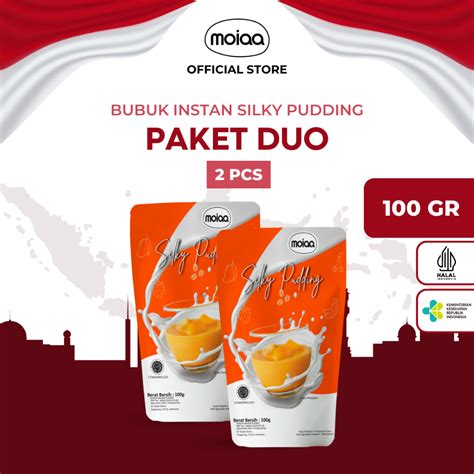 Jual MOIAA Silky Pudding MOIAA 100 Gram Isi 2 Pcs Shopee Indonesia