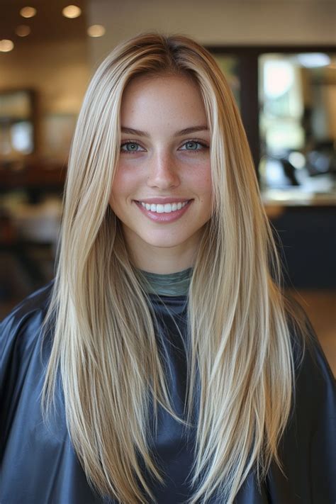 refreshing straight blonde hairstyles   creativebooster