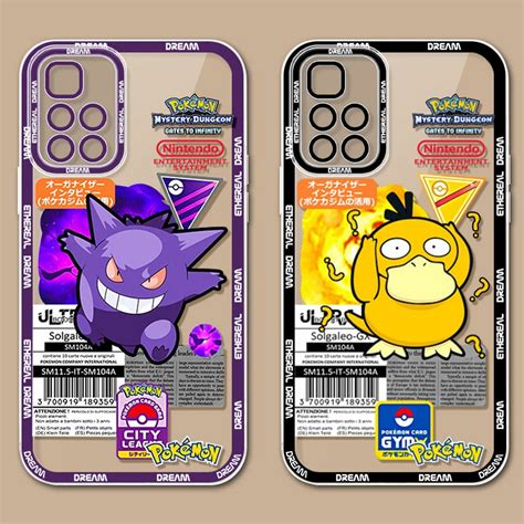 Pokemon Luxury Soft Clear Case Samsung S S Ultra S Plus S Fe