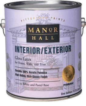 Manor Hall Interior Exterior Gloss Acrylic Latex Paint Ppg Paints