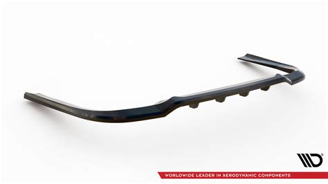 Central Rear Splitter With Vertical Bars Mercedes Benz S AMG Line