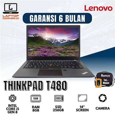 Jual Laptop Lenovo Thinkpad Core I5 I7 Ram 8gb Ssd 256gb Murah Bergaransi Original Shopee