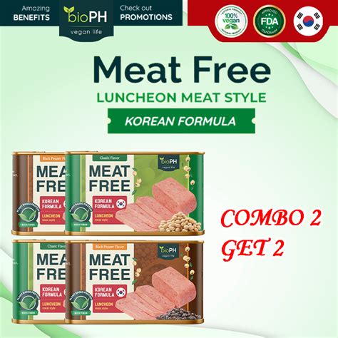 Bioph Meat Free Luncheon Meat Style Korean Formula Of Organic Soybean