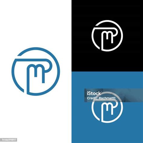 logo huruf awal mp ilustrasi stok  gambar  anggota