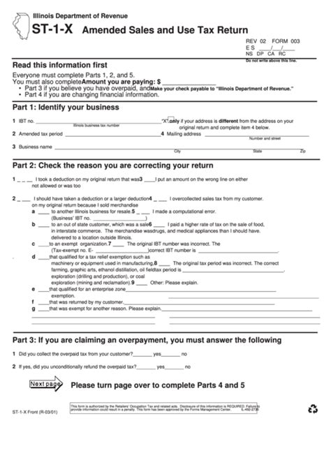 Printable Illinois Tax Forms Printable Form