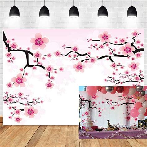 Leyiyi Romantic Cherry Blossoms Backdrop X Ft Photography Background