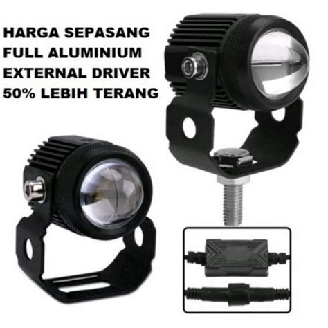 Jual Lampu Tembak Mini Driving LED Light Universal Motor Lampu Tembak