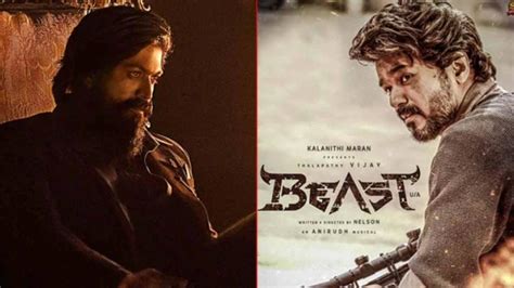 Beast vs KGF 2 బకసఫస వర కజఎఫ 2 ధటక దళపత బసట