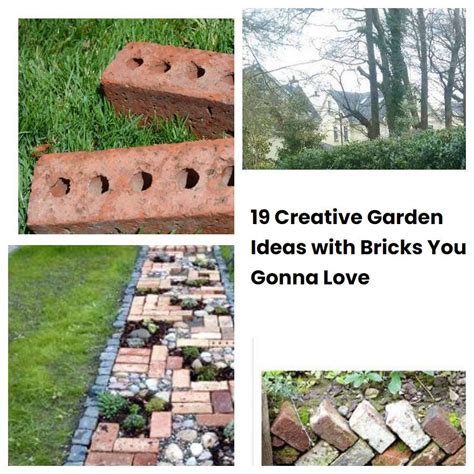 19 Creative Garden Ideas with Bricks You Gonna Love | SharonSable