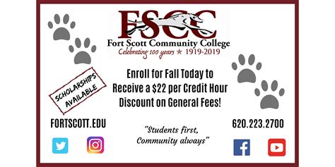 Enroll for Fall 2022 - Fort Scott Community College