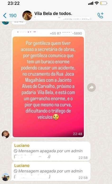 Luciano Duque Ironiza A O Da Gest O M Rcia Conrado Em Grupo De