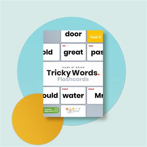 Tricky Words Flashcards For Year 2