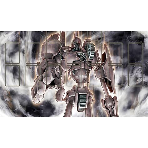 Yu-Gi-Oh TCG Golem Ancient Gear Playmat V2 With Zones Magicians Circle ...