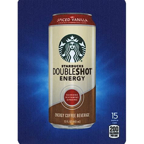 D And S Vending Inc Ds22sdsv15 D N Hvv Starbucks Doubleshot Energy Spiced Vanilla 15oz Can