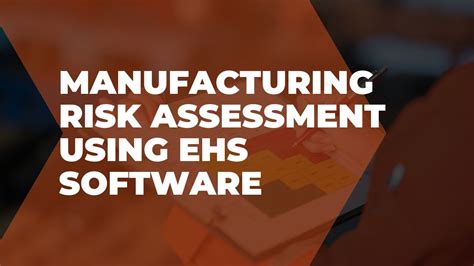 Manufacturing Risk Assessment With Ehs Software Frontline