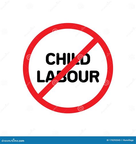 Stop Child Labor, International Day of Education Celebration Vector ...