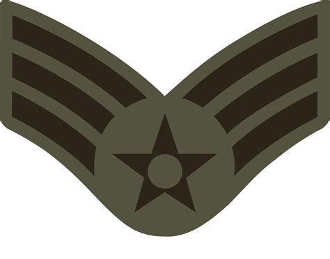 Senior Airman Stripes Sra E 4 Abu Color