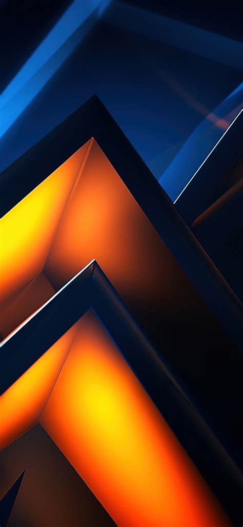 Triangular Wallpaper 4K, Pattern, 3D background, AI art