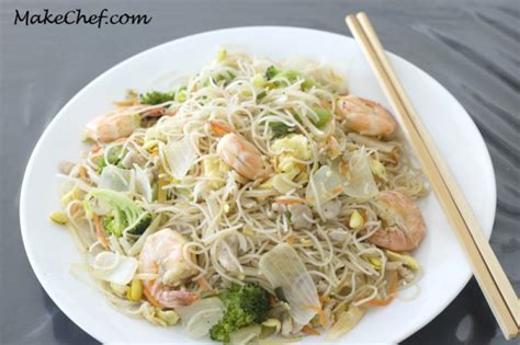 Chow Mei Fun Stir Fry Rice Stick Recipe Make Chef