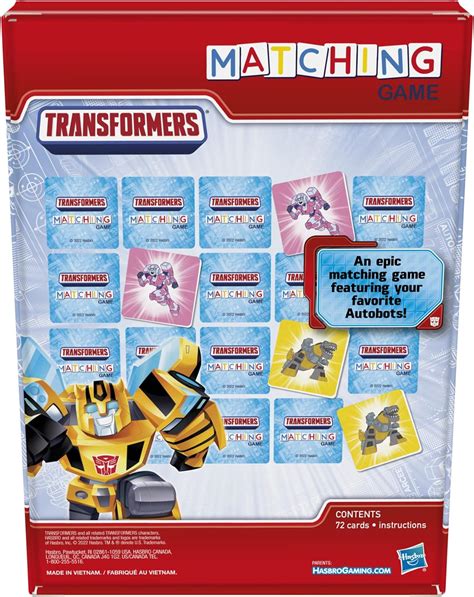 Transformers Juego A Juego Para Ni Os De A Os En Adelante Divertido