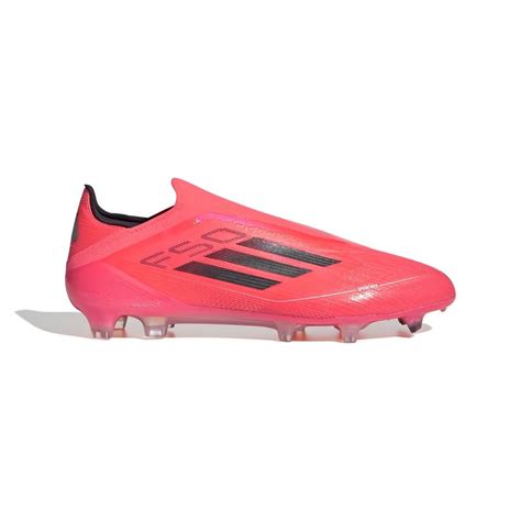 adidas F50 Elite Laceless FG Vivid Horizon - Rød/Sort/Sølv