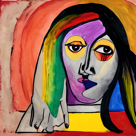 Modern Art Woman Portrait Free Stock Photo - Public Domain Pictures