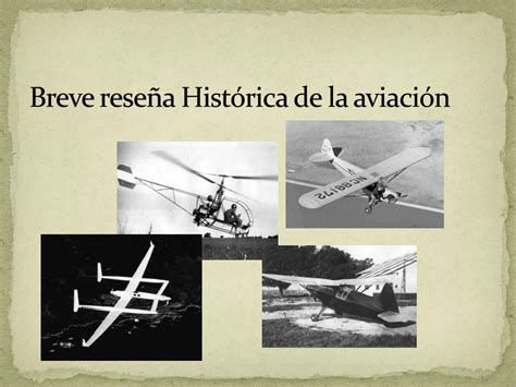 Ppt Breve Rese A Hist Rica De La Aviaci N Powerpoint Presentation