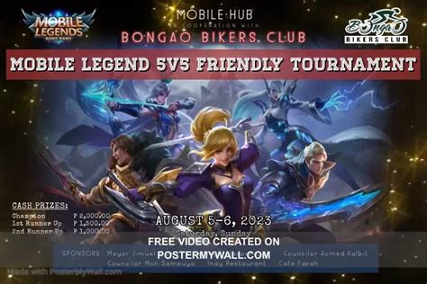 Copy Of Mobile Legends Tournament Invitation Template 1 Postermywall