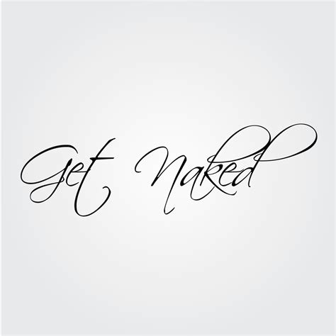 Wall Sticker Get Naked Removable Interior Wall Etsy