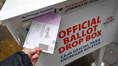 Vote In Ca What Is Deadline To Drop Off Ballot For Election Fresno Bee