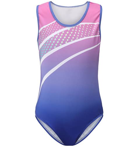 Baywell Gymnastic Leotard For Girls One Piece Sleeveless Tank Ballet