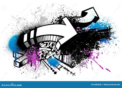 Graffiti background stock vector. Illustration of urban - 8386868