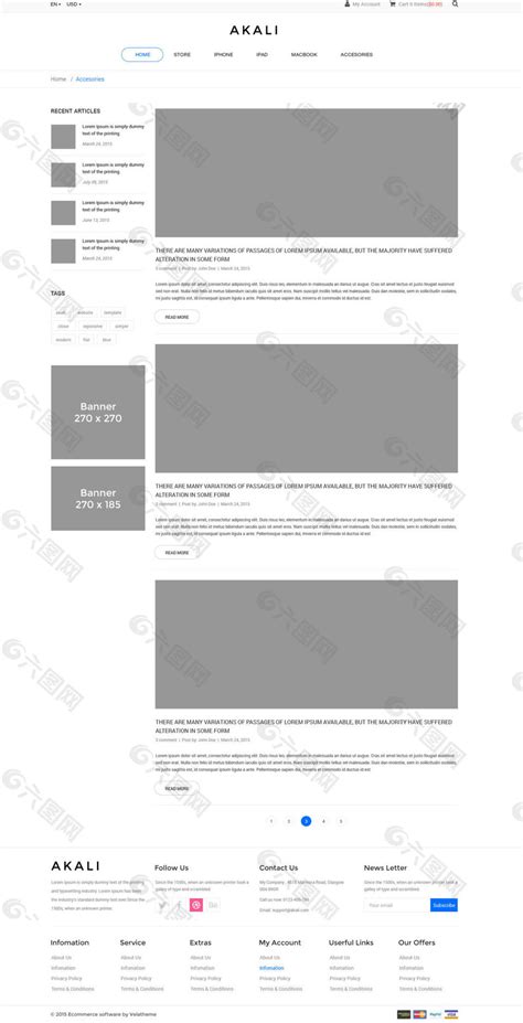 Ui网页设计模板网页ui素材免费下载图片编号7877000 六图网