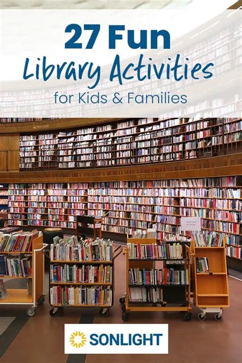 27 Fun Library Activities for Kids & Families