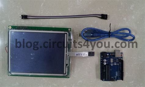 Touch Screen interfacing with Arduino | Circuits4you.com