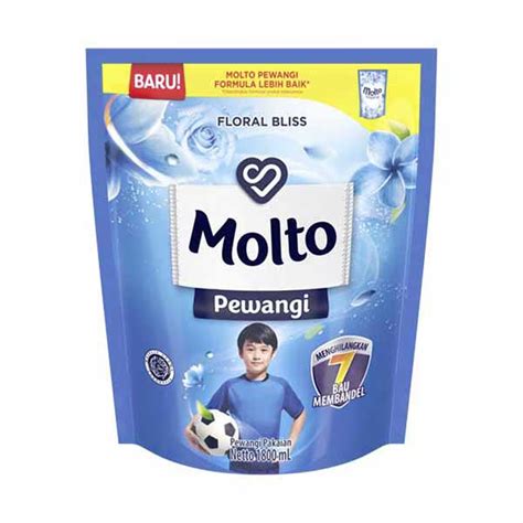 Jual Molto Pewangi Blue Pouch 1800 Ml Shopee Indonesia