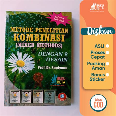 Jual Metode Penelitian Kombinasi Mixed Methods Sugiyono Kab