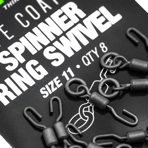 Korda Obratlík s kroužkem PTFE Spinner Ring Swivels vel 11 8ks Chyť a