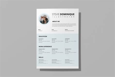 Clean Resume Graphic By Storictype Creative Fabrica