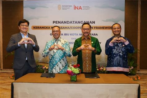 Otorita Ikn Bekerja Sama Dengan Indonesia Investment Authority Untuk