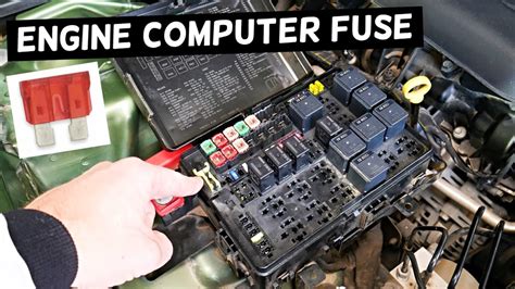 Chrysler Ecu Ecm Pcm Engine Computer Fuse Location Off