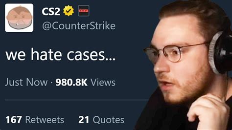 Ohnepixel Shocked By Potential End Of Cs Go Cases YouTube