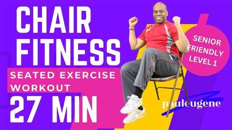 Chair Fitness Seated Exercise Home Workout Beginner Senior Friendly