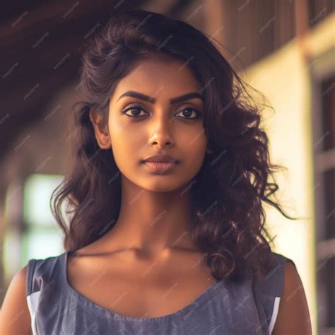 Premium Ai Image A Beautiful Sri Lankan Girl