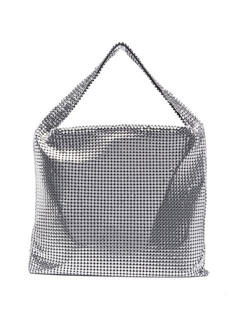 Rabanne Pixel Metallic Tote Bag Eraldo US