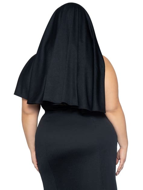 Sinner Nun Costume Womens Plus Size Costumes Leg Avenue