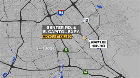 San Jose Crash Bicyclist Dies After Driver Runs Red Light Hits Truck