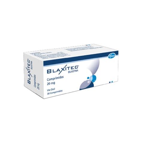 Blaxitec 20mg Bilastina 30 Comprimidos