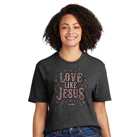 Blessed Girl Womens Boyfriend T Shirt Love Like Jesus Blessed Girl T Shirts