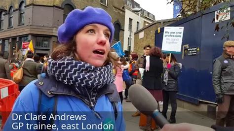 Dr Clare Andrews Gp Trainee On Junior Doctors Strike Youtube